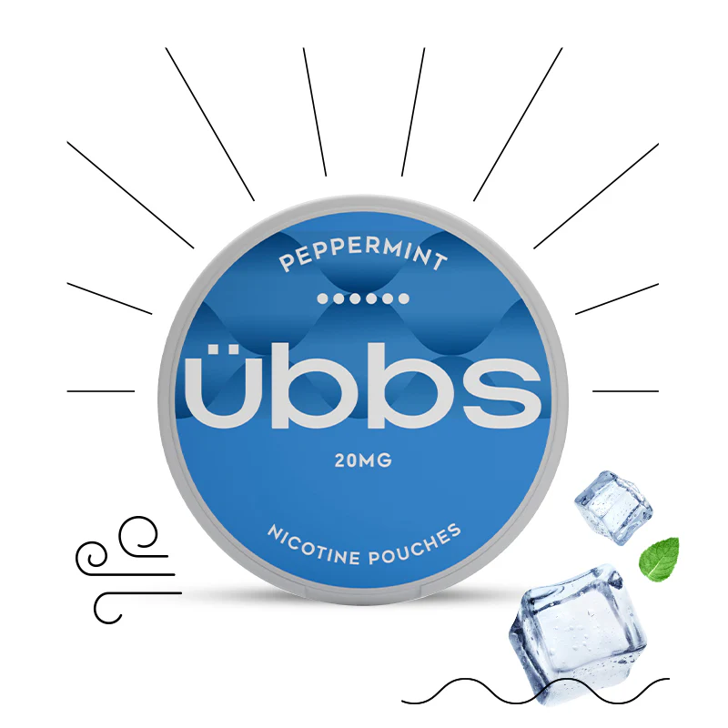 übbs Peppermint Nicotine Pouches - Image 4